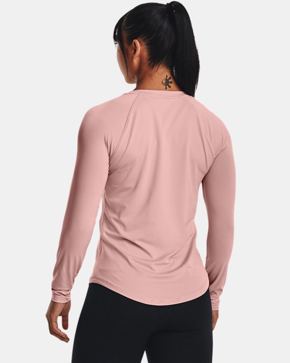 Women's UA RUSH™ Long Sleeve, Pink, pdpMainDesktop image number 1